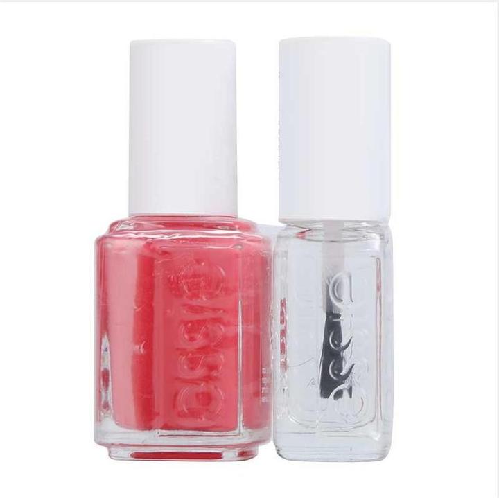 Produktbild Essie Set manichiura/pedichiura Nail Lacquer No.72 Peach Daiquiri, 13.5ml Topcoat Good to go, 5ml (Peach Daiquiri, Farblack)