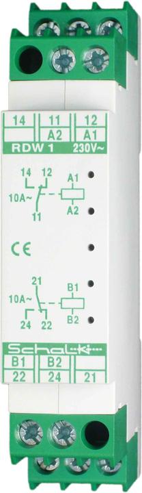 Actual product image Schalk SCHAL RDW1 Double relay 2 x 230VAC 2We 10A