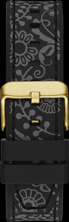 Produktbild Guess BR GLD CS W/ DIGITAL PRINTED TR / SUN BLK MF DL / BLK SILICONE STRP W/ PRINTING Armbanduhr (44 mm)