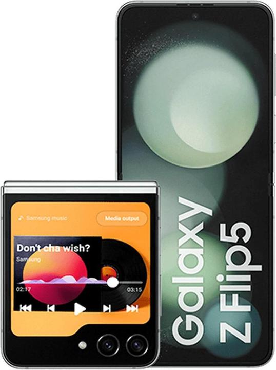 Immagine prodotto Samsung Galaxy Z Flip 5 (512 GB, Verde menta, 6.70", SIM + eSIM, 12 Mpx, 5G)
