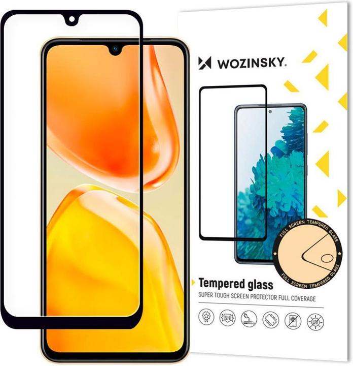 Wozinsky Full Glue Tempered Glass Vivo X80 Lite / V25 Full Screen with Frame black (case friendly) (1 Piece, Vivo X80 Lite, Vivo V25)