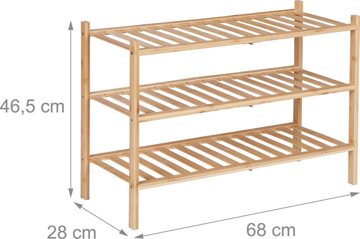 Productafbeelding Relaxdays Schoenenrek (68 x 28 x 46,5 cm)