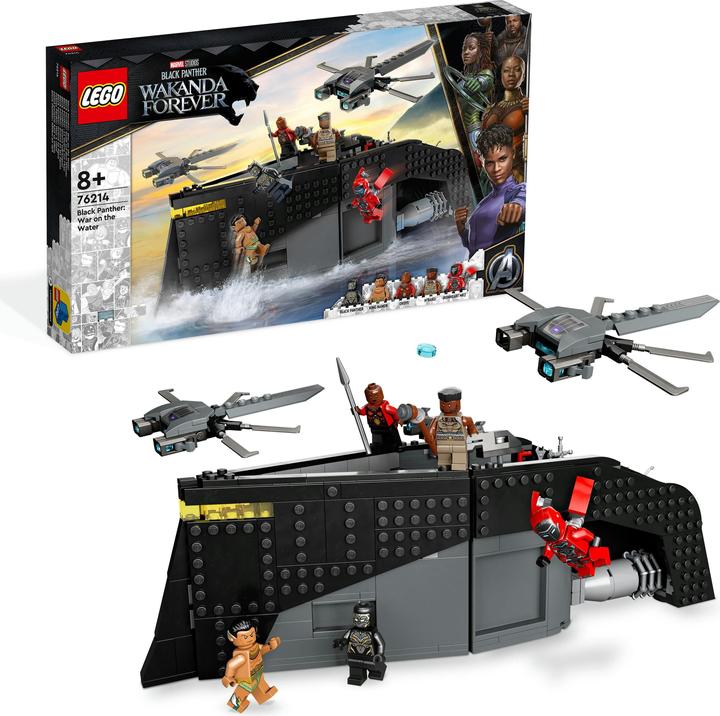 Actual product image LEGO Super Heroes - Black Panther: War on the Water (76214, LEGO Marvel)