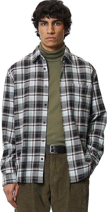 Immagine prodotto Marc O'Polo Kent Collar Shirt Chest Pocket Multi/Botticelli (XXL)