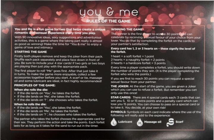 Produktbild Creative Conceptions You & Me (Würfelspiel, Englisch)