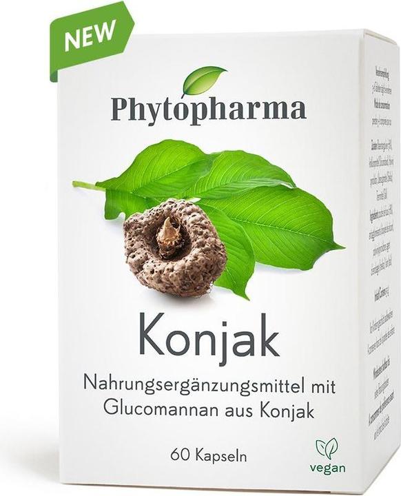 Phytopharma Konjak Kapseln (60 Stück, Kapseln, 69 g)