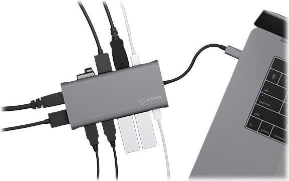 Productafbeelding Icy Box IB-DK4050-CPD (USB-C, 12 Havens)