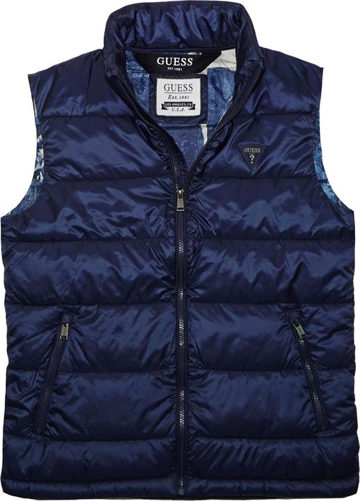 Guess Weste Steppweste SUPER LIGHT PUFFA VE mit Stehkragen und Reissverschluss (XXL)