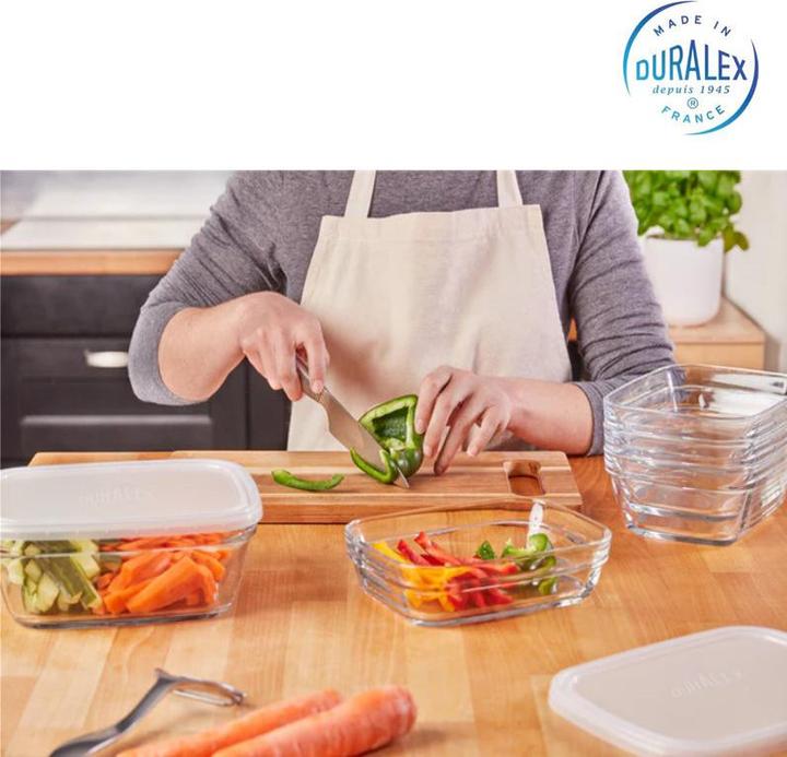 Produktbild Duralex Rechteckige Lunchbox mit Deckel Freshbox Durchsichtig 1,7 L