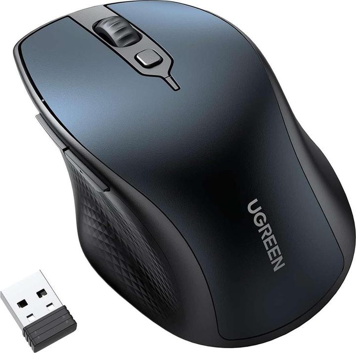 Ugreen Wireless mouse MU101 2.4G+BT (Blue) (Kabelgebunden)
