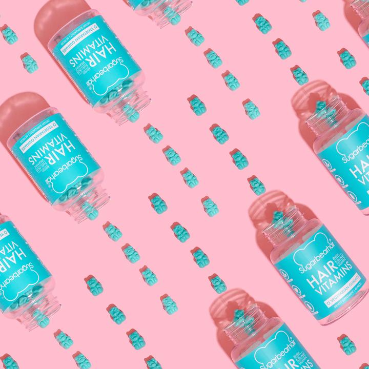 Actual product image Sugarbearhair Duo (64 Piece, Gummies, 300 g)