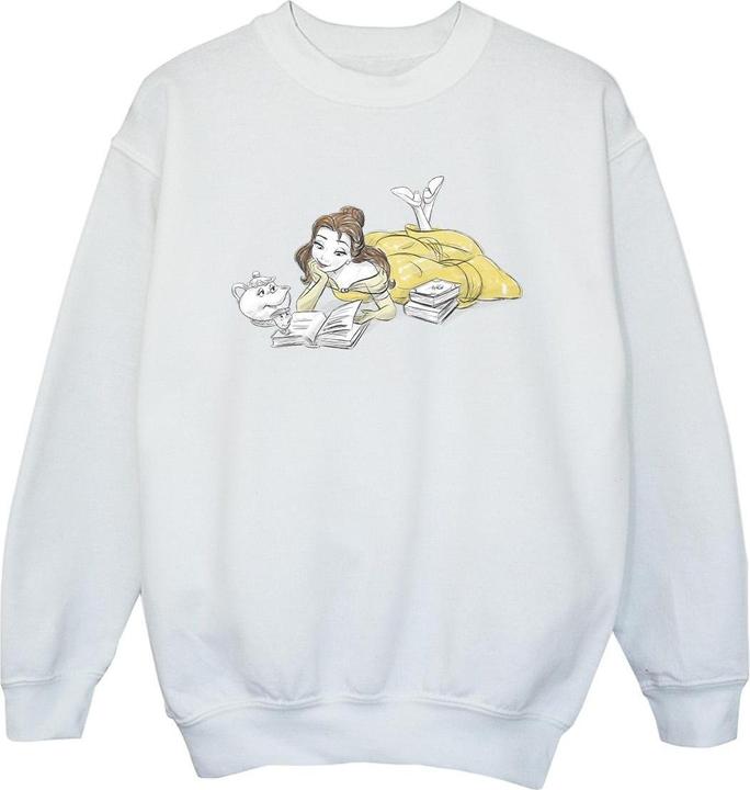 Disney Beauty And The Beast Belle Reading Sweatshirt Mädchen
