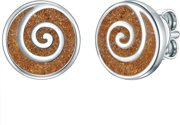 Actual product image Rafaela Donata Ladies earrings spiral - 36032 (Sterling Silver)