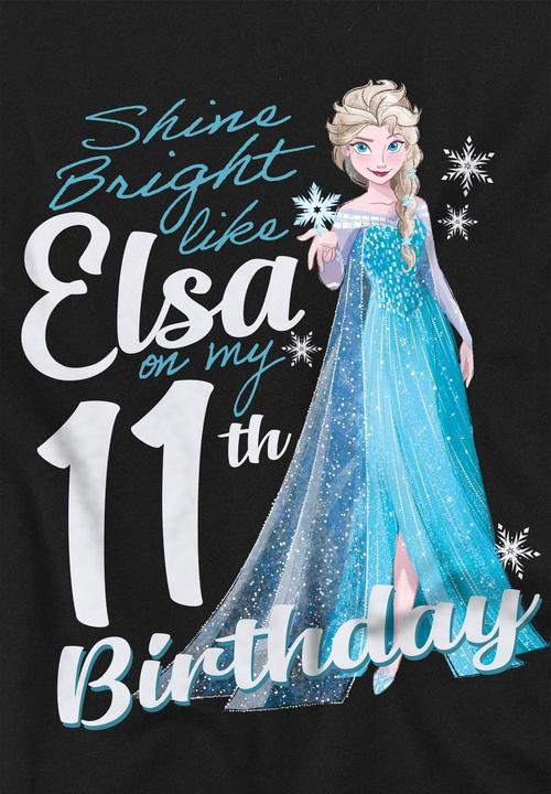 Produktbild Disney Frozen Bright Like Elsa TShirt 11. Geburtstag (128)