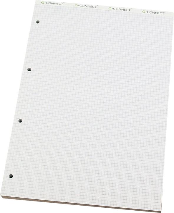 Q-Connect Notepad without cover sheet FSC (A4, Checked)