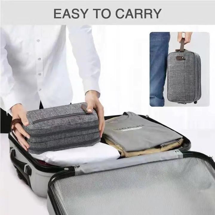 Actual product image Only-Bags.Store Foldable travel large capacity toiletries storage bag cloth waterproof make-up bag