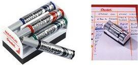 Produktbild Pentel Whiteboardmarker MAXIFLO Slim 4erSet (Mehrfarbig, 2 mm, 4 x)