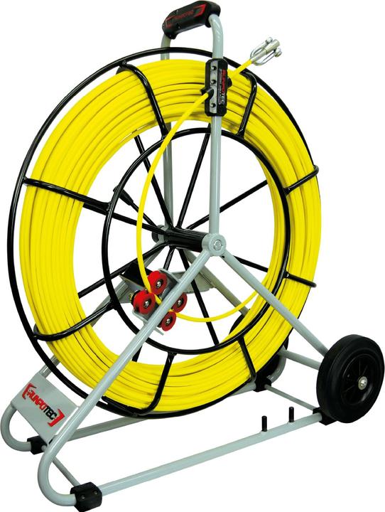 Produktbild Runpotec Glasfaserstab 9mm 120m inkl. Stahlhaspel (120 m)