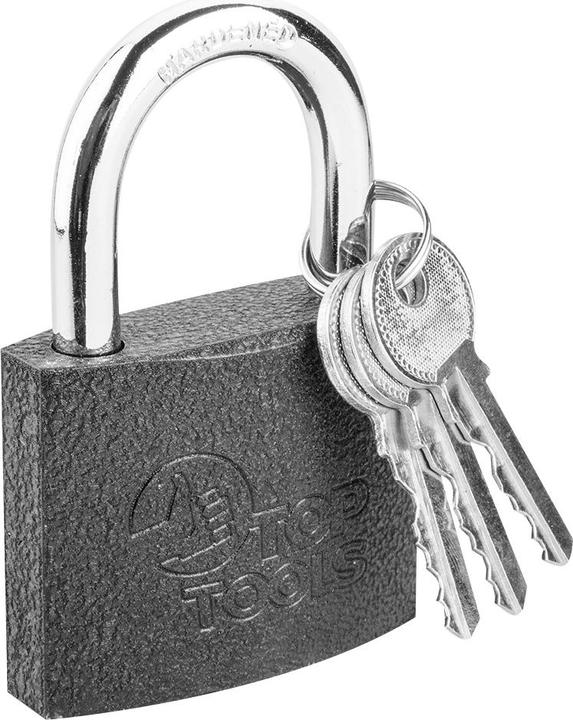 TOP 60-mm-Vorhängeschloss aus Gusseisen mit 2 Schlüsseln 90U303