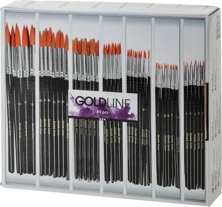 Actual product image Creativ Company Ronde Penselen - 7 maten, 84st. (7 mm)