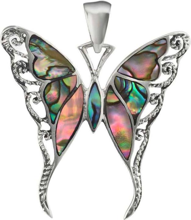 Bijouteria Muschel-Anhänger (Silber 925, Muschel, Abalone)