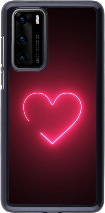 Produktbild PhoneLook Hülle Valentine 2023 single neon heart (Huawei P40)