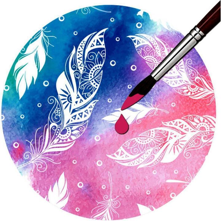 Image du produit Ursus Papier magique Plumes (250 g/m², 10 x)