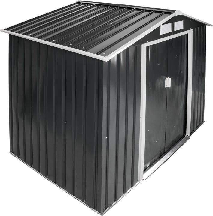 Actual product image tectake Shed with saddle roof