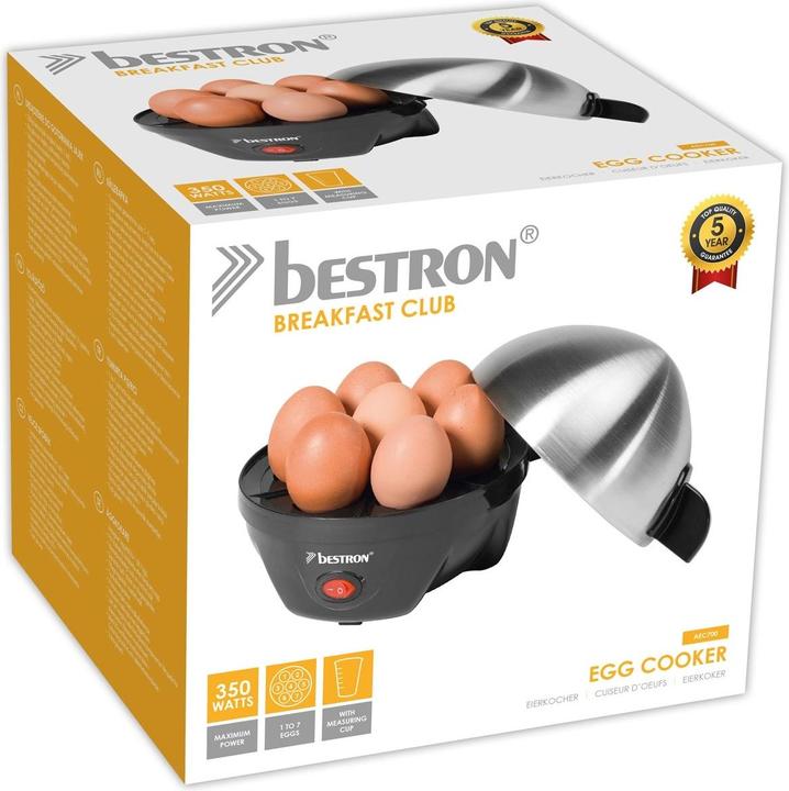 Produktbild Bestron AEC700 Eierkocher 7 Eier, Edelstahl