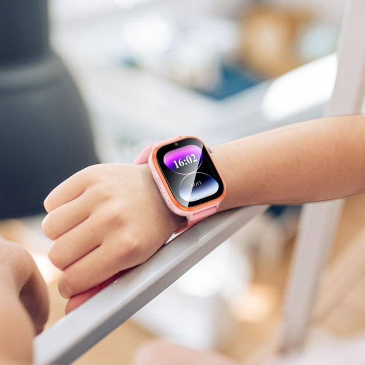 Productafbeelding Hoco Headphone with microphone smartwatch for kids with call function 4G Y101 pink (4G)