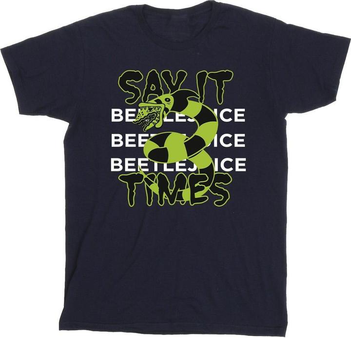 Beetlejuice Say It 3 Times TShirt (XL)