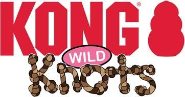 Produktbild KONG - Wild Knots Tiger Squeak Toy M/L (634.7376) (Plüschspielzeug Hund)