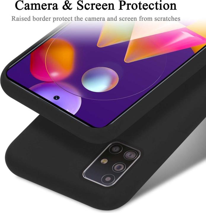 Immagine prodotto Cadorabo Custodia per Samsung Galaxy M31s TPU Liquid Silicone Case (Samsung Galaxy M31s)