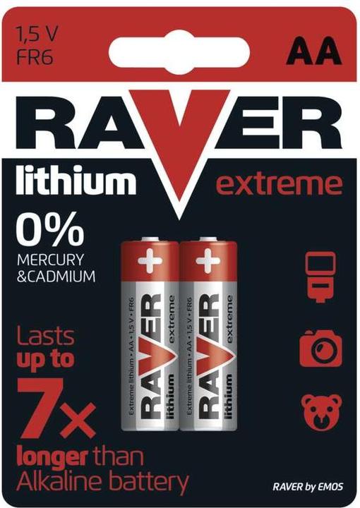 Immagine prodotto Raver Batterie litio 2x AA (2 pz., AA)