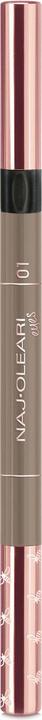 Actual product image Naj Oleari 3in1 Perfect Brow 01 blonde 0.15g + 1ml (01 Blonde)