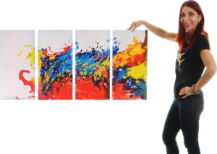 Actual product image MCW Wall mural Wave (60 x 120 x 3.5 cm)