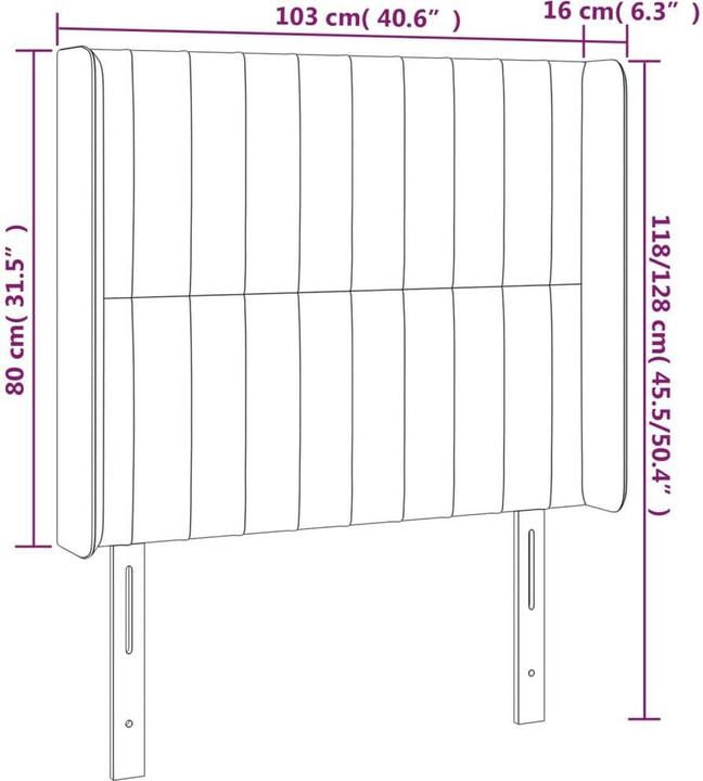 Produktbild VidaXL Lilyana (103 x 16 x 128 cm)