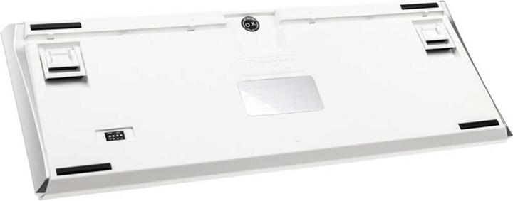 Actual product image Ducky One 3 Classic Pure White TKL Gaming Keyboard, RGB LED - MX-Clear (DE, Cable)