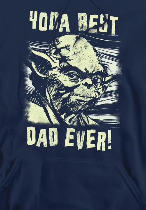 Produktbild Star Wars Yoda Best Dad Kapuzenpullover (M)