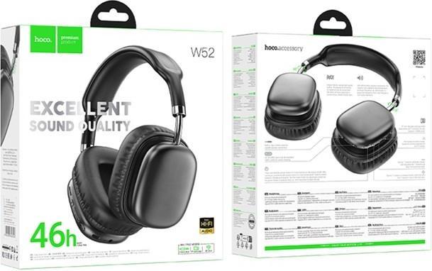 Actual product image Hoco W52 Plus Tone Headset In-Ear Wireless Bluetooth Schwarz (46 h, Wireless)