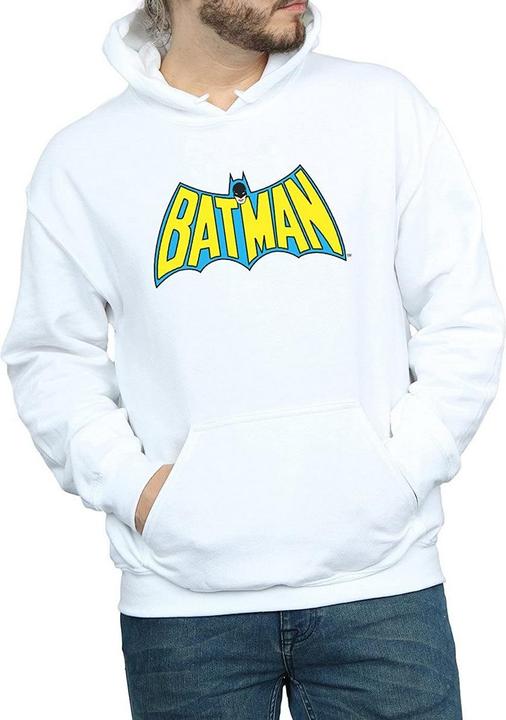 Immagine prodotto Batman Maglietta in cotone con logo retrò da uomo (S)