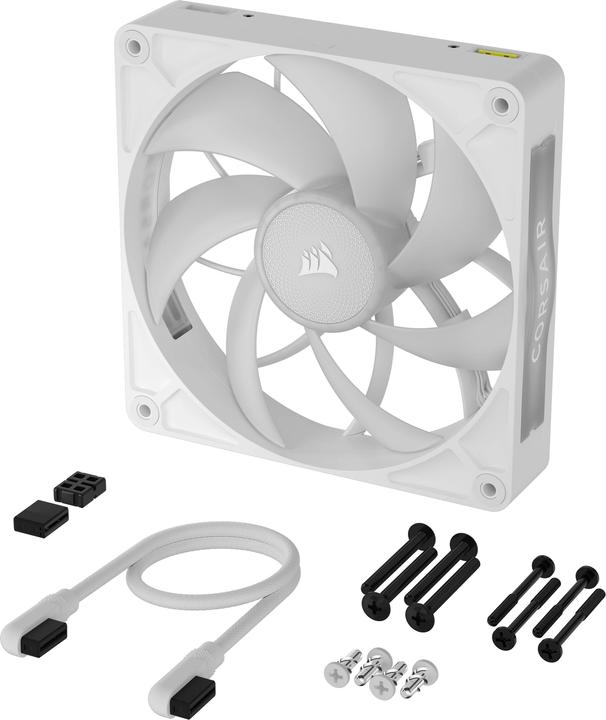 Actual product image Corsair RX MAX RGB Series, iCUE LINK RX140 RGB MAX White, 140mm RGB Fan, Single Fan (140 mm, 1 x)