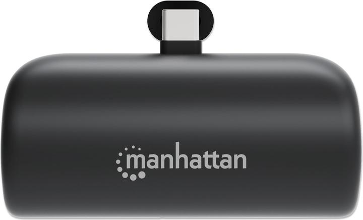 Produktbild Manhattan PD Powerbank 5000mAh Typ-C St. 20W schwarz (5000 mAh, 20 W, 20 Wh)