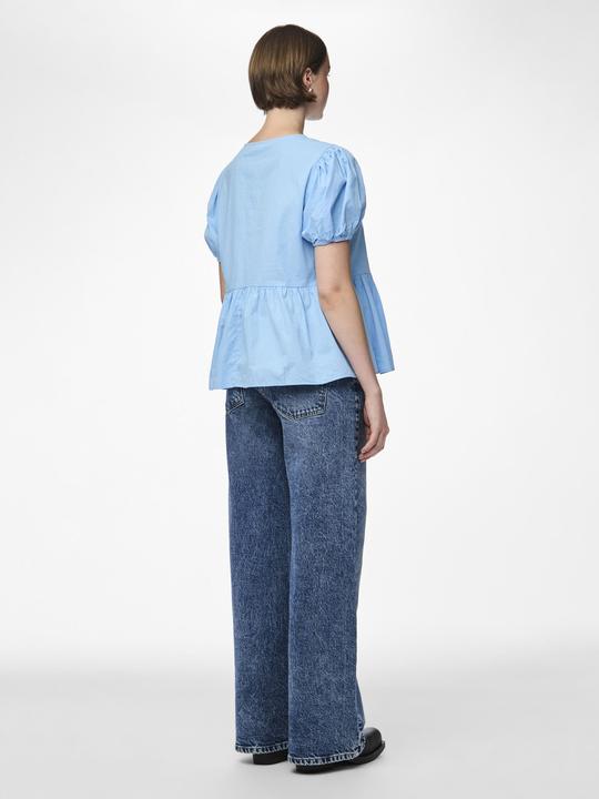 Actual product image Pieces PCGOLLY top with puff sleeves (XS)