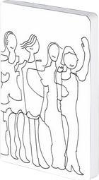 Actual product image Nuuna Notebook Graphic S Friends by Myriam B 15 x 10.8 cm, Dot (15 x 10.8 cm, Dotted, Soft cover)