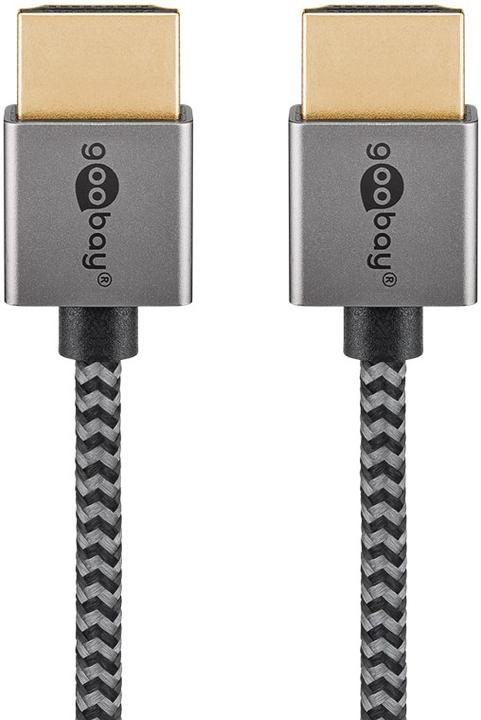 Produktbild Goobay Slim Ultra High-Speed HDMI-Kabel (0.50 m, HDMI)