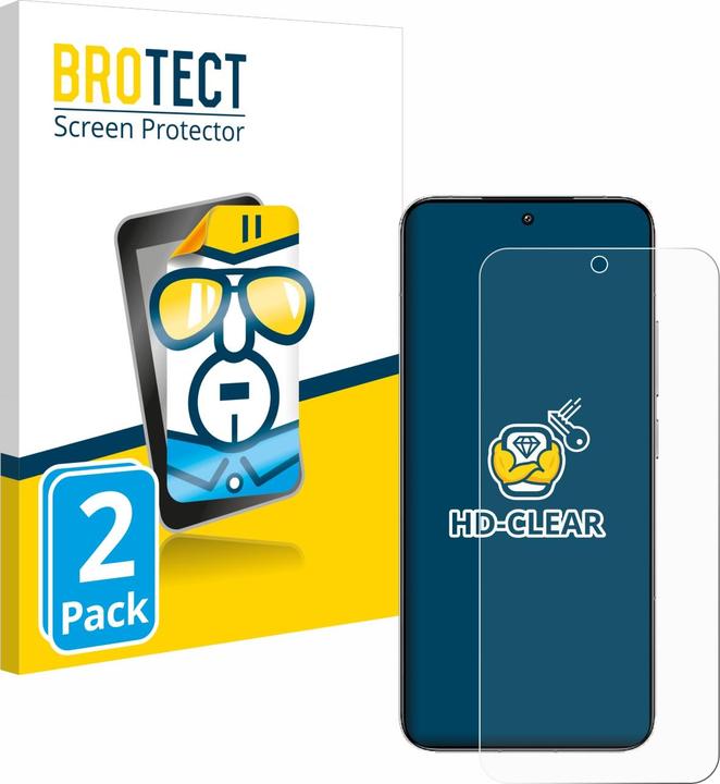 Produktbild BROTECT Schutzfolie Displayschutz Klar (2 Stück, Xiaomi 14)
