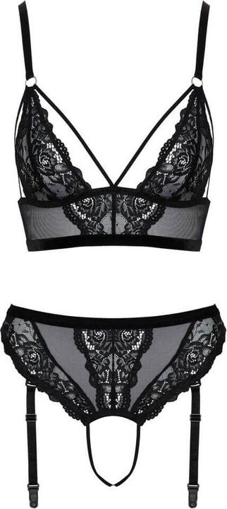Actual product image Cottelli Collection Bra & Thong black XL (XL)