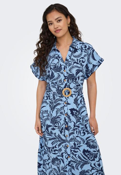 Produktbild Only ONLJAKIRI Langes Kleid Hemdblusenkleid (M)