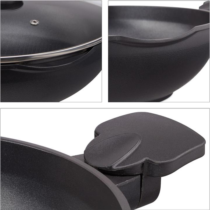 Image du produit Relaxdays Padella wok (30 cm, Wok, Aluminium)